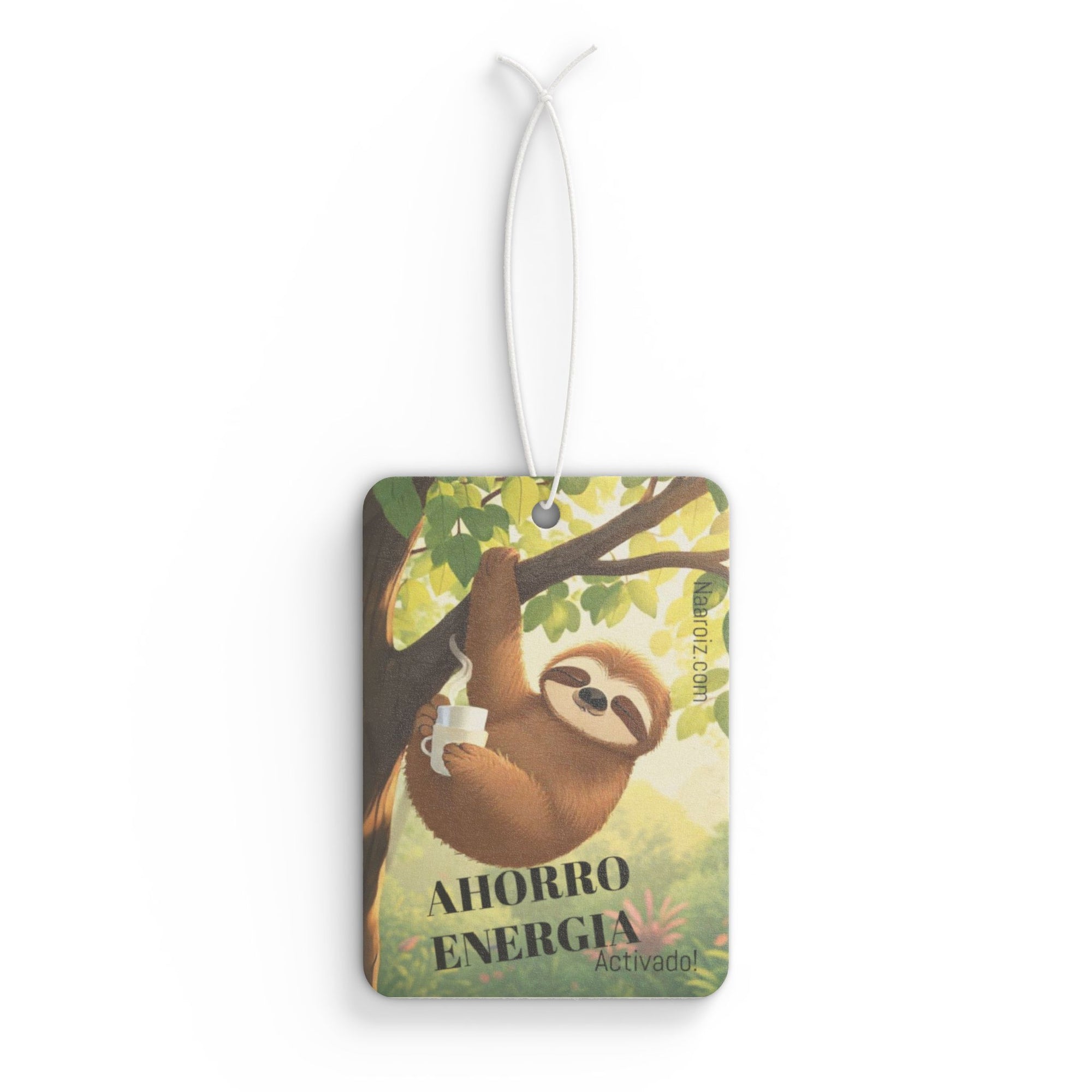 Sloth-Car Air Freshener - Eco-Friendly Scented Decor, Relaxing Auto Accessory, Ideal for Gifts and Road Trips - Nature Vibes