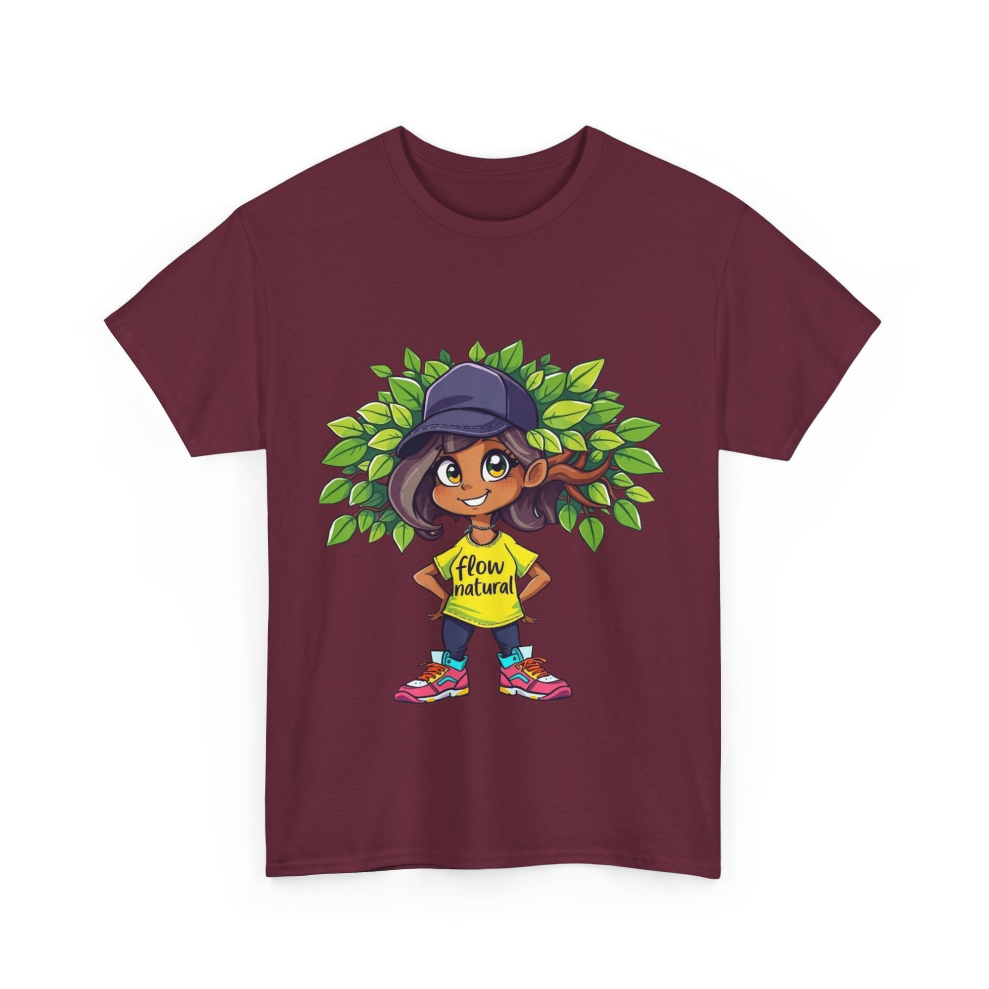 Eco-Friendly Unisex Heavy Cotton Tee, Nature Lover T-Shirt, Casual Graphic Tee, Gift for Gardener, Earth Day Apparel