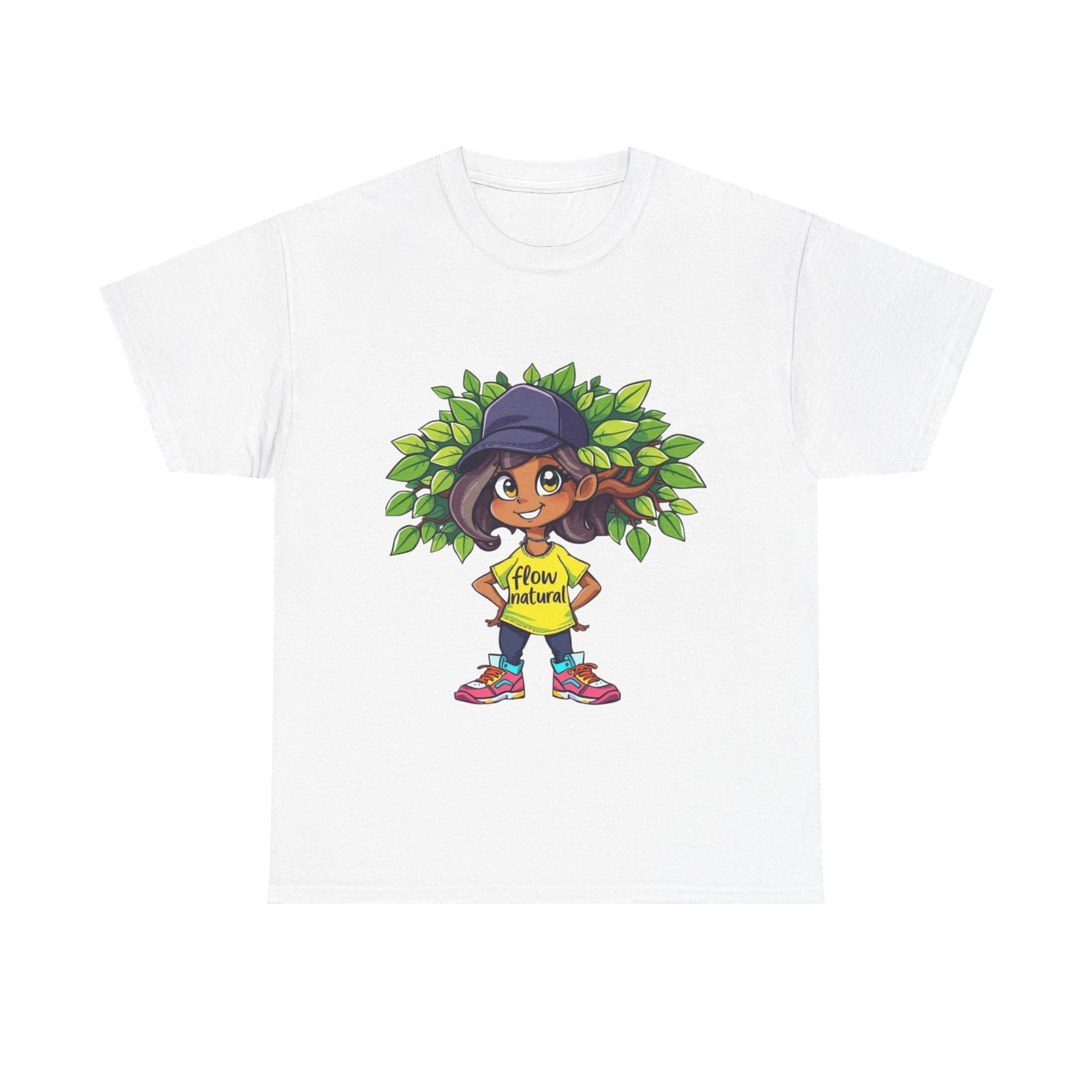 Eco-Friendly Unisex Heavy Cotton Tee, Nature Lover T-Shirt, Casual Graphic Tee, Gift for Gardener, Earth Day Apparel