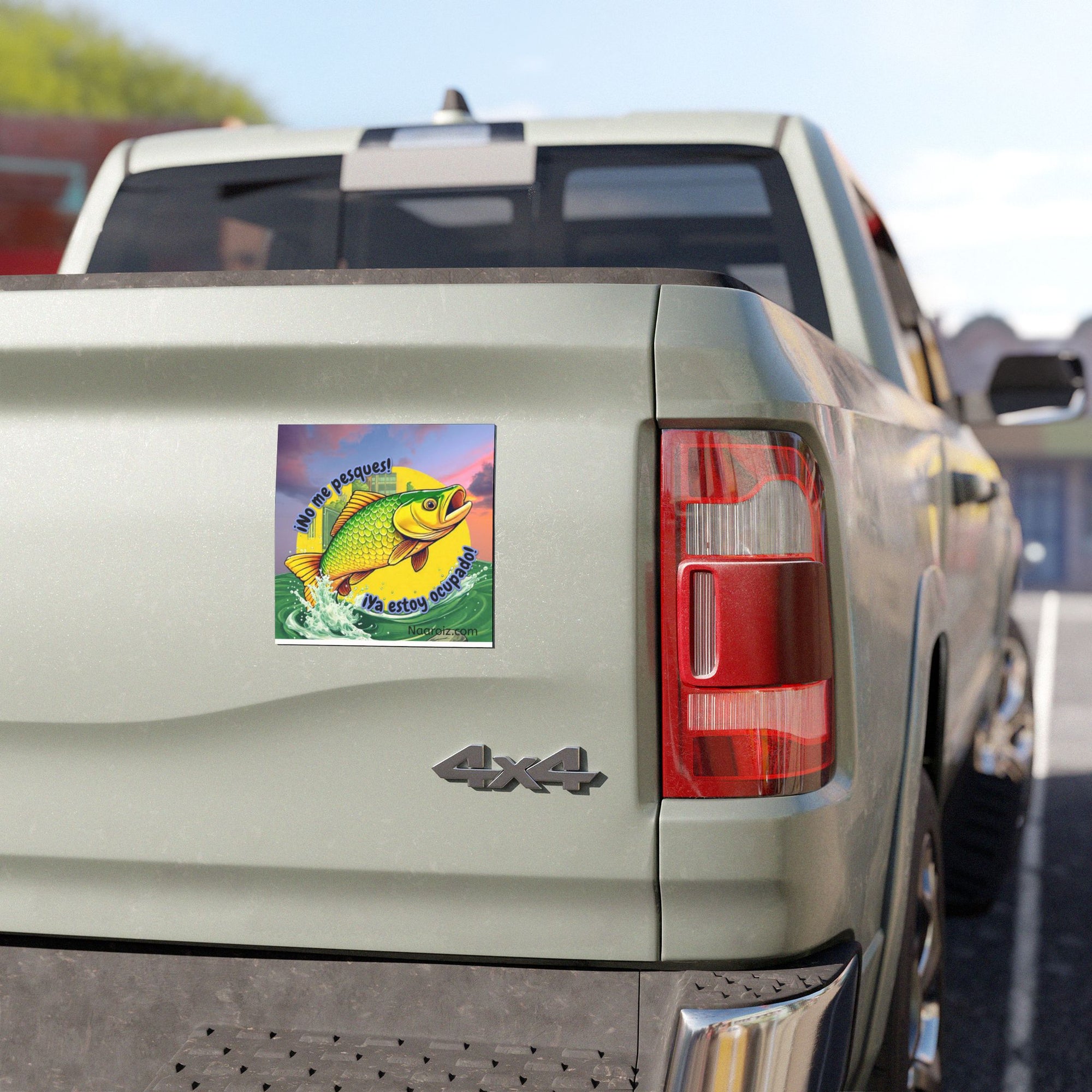Colorful Fish Car Magnet, Fun Fishing Décor, Outdoor Enthusiast Gift, Car Decoration, Summer Road Trip Accessories