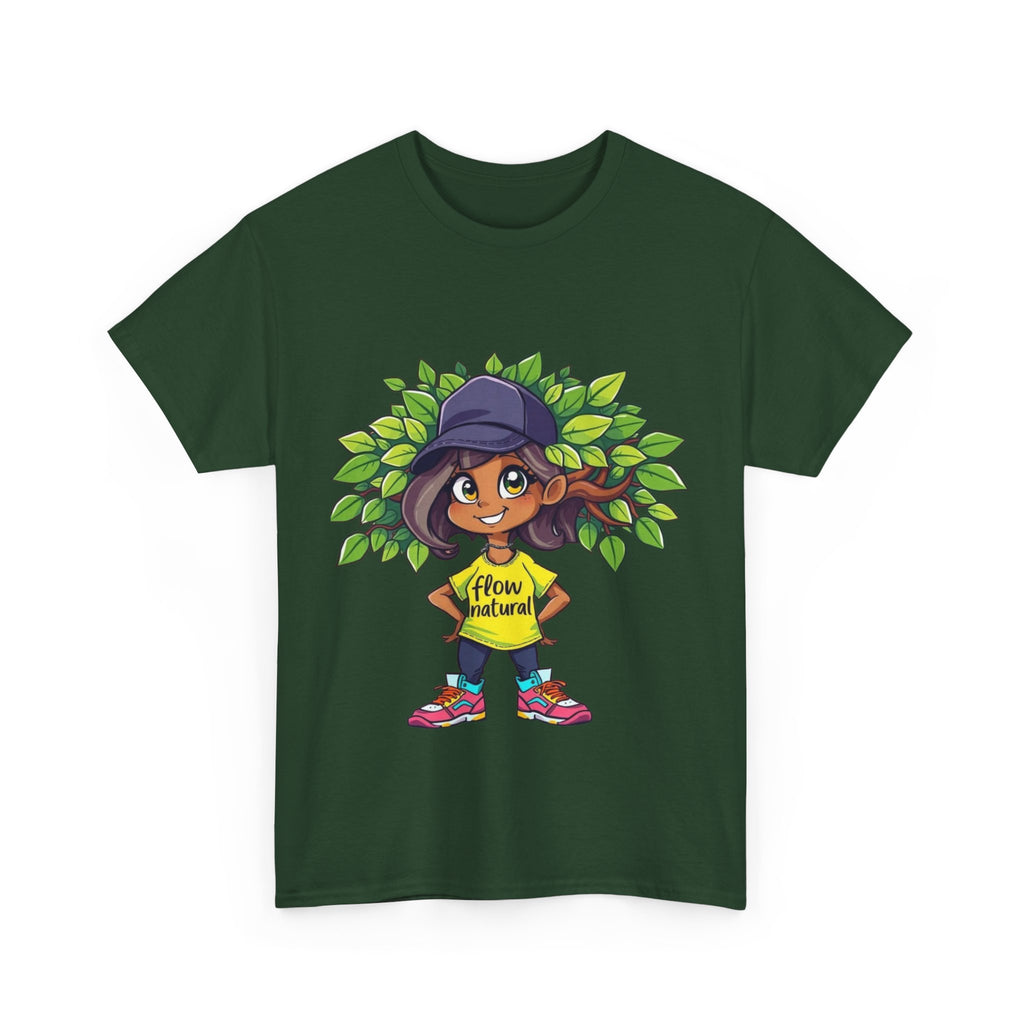 Eco-Friendly Unisex Heavy Cotton Tee, Nature Lover T-Shirt, Casual Graphic Tee, Gift for Gardener, Earth Day Apparel