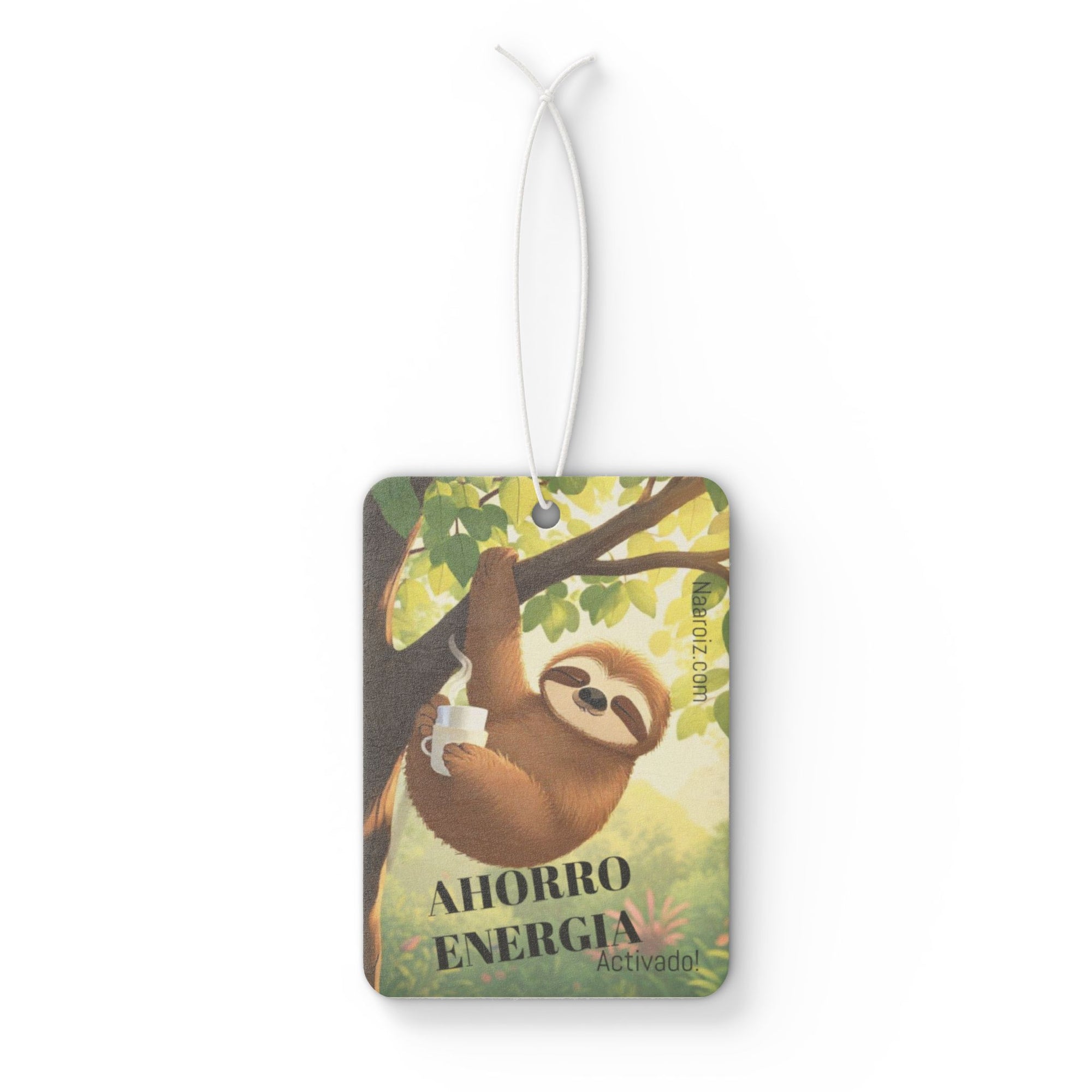 Sloth-Car Air Freshener - Eco-Friendly Scented Decor, Relaxing Auto Accessory, Ideal for Gifts and Road Trips - Nature Vibes