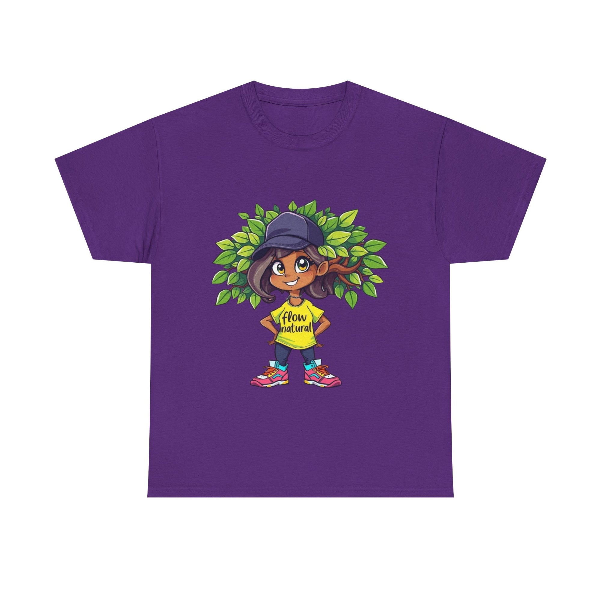 Eco-Friendly Unisex Heavy Cotton Tee, Nature Lover T-Shirt, Casual Graphic Tee, Gift for Gardener, Earth Day Apparel
