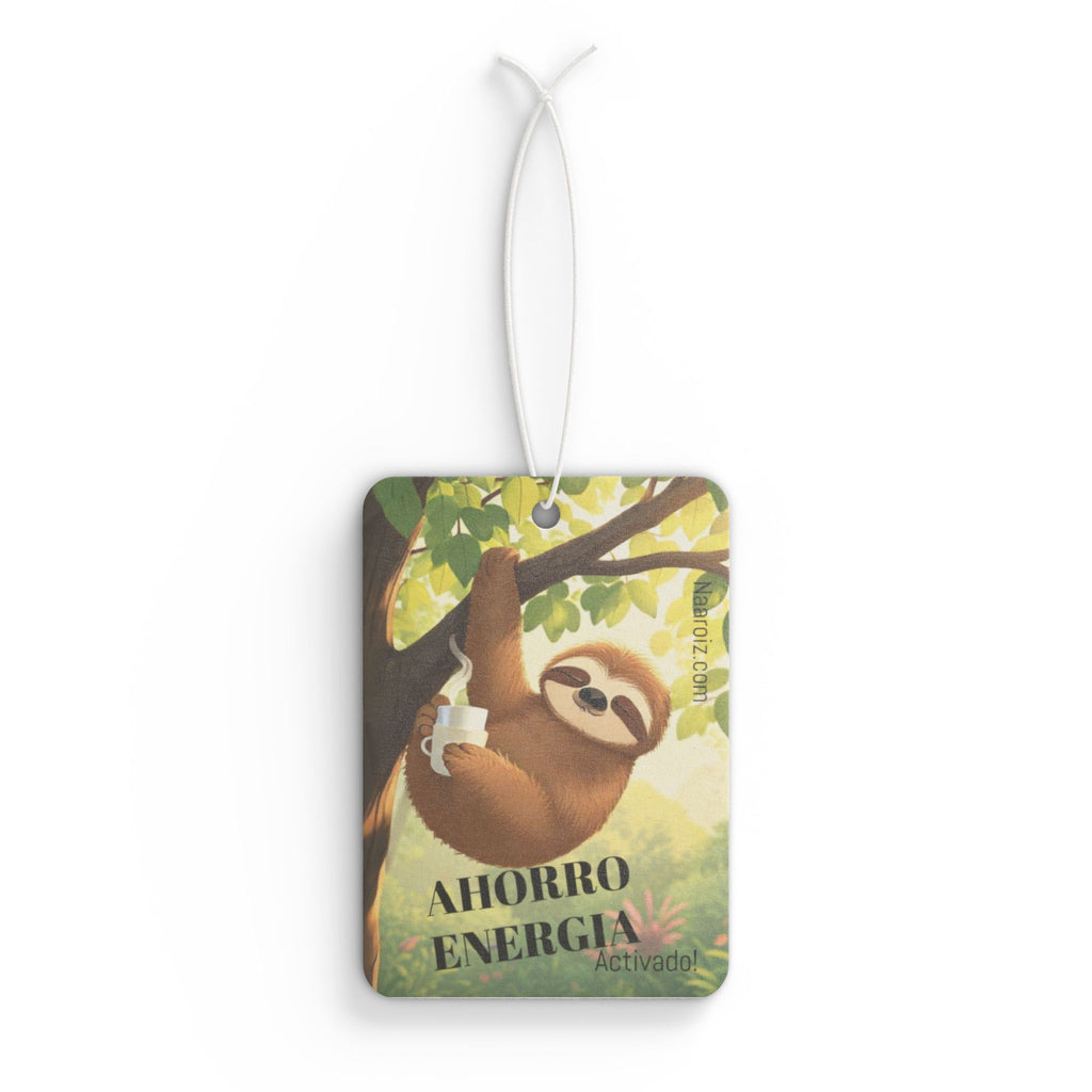 Sloth-Car Air Freshener - Eco-Friendly Scented Decor, Relaxing Auto Accessory, Ideal for Gifts and Road Trips - Nature Vibes