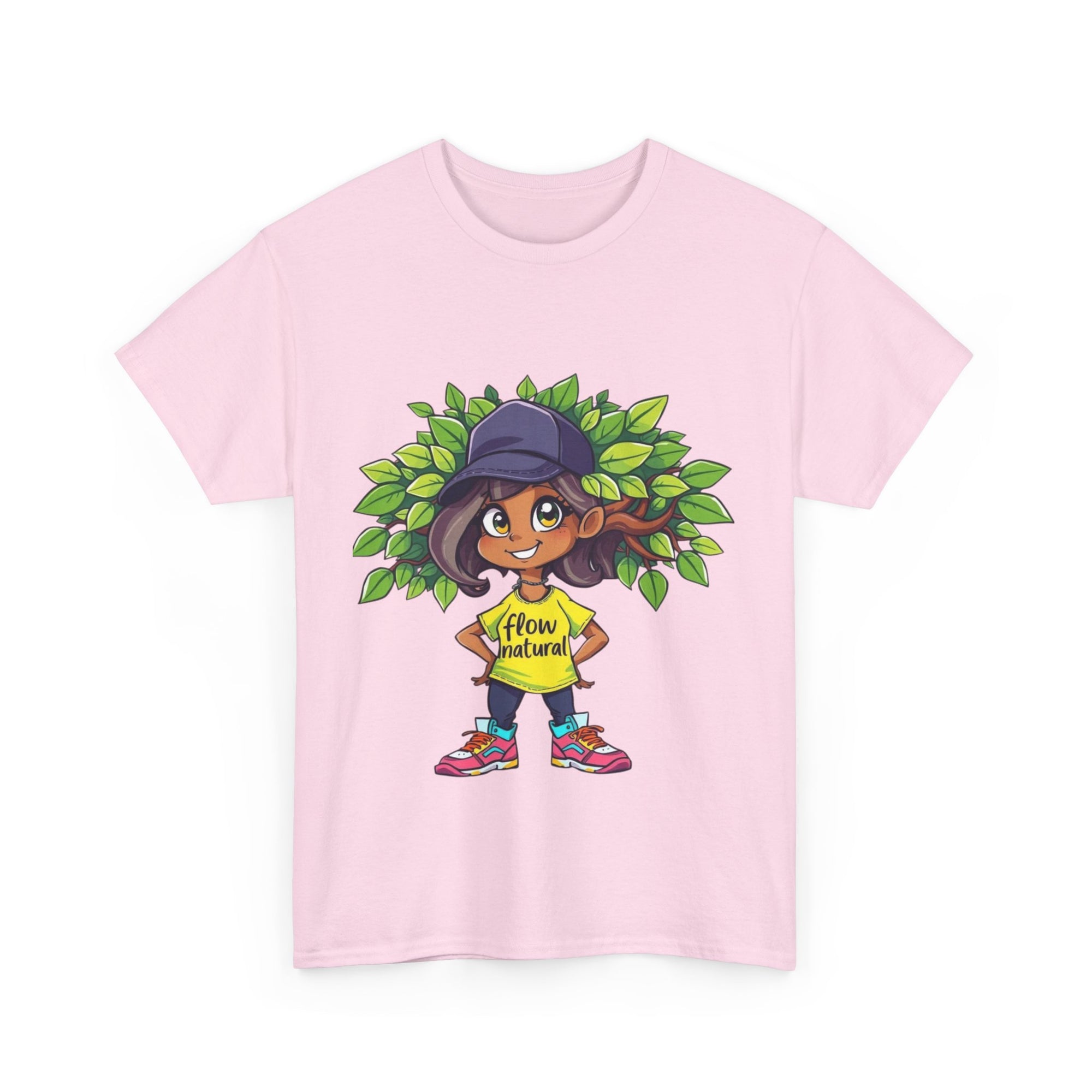 Eco-Friendly Unisex Heavy Cotton Tee, Nature Lover T-Shirt, Casual Graphic Tee, Gift for Gardener, Earth Day Apparel