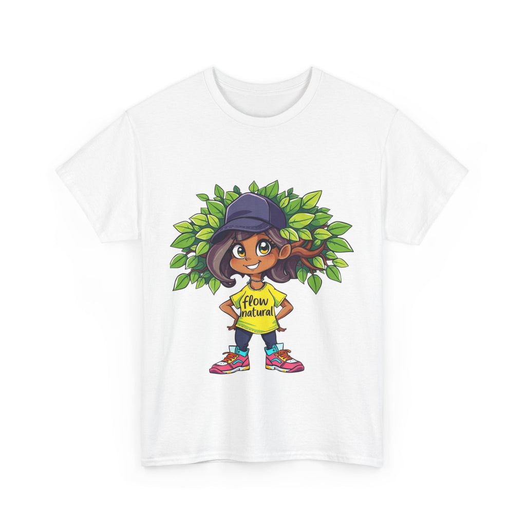 Eco-Friendly Unisex Heavy Cotton Tee, Nature Lover T-Shirt, Casual Graphic Tee, Gift for Gardener, Earth Day Apparel