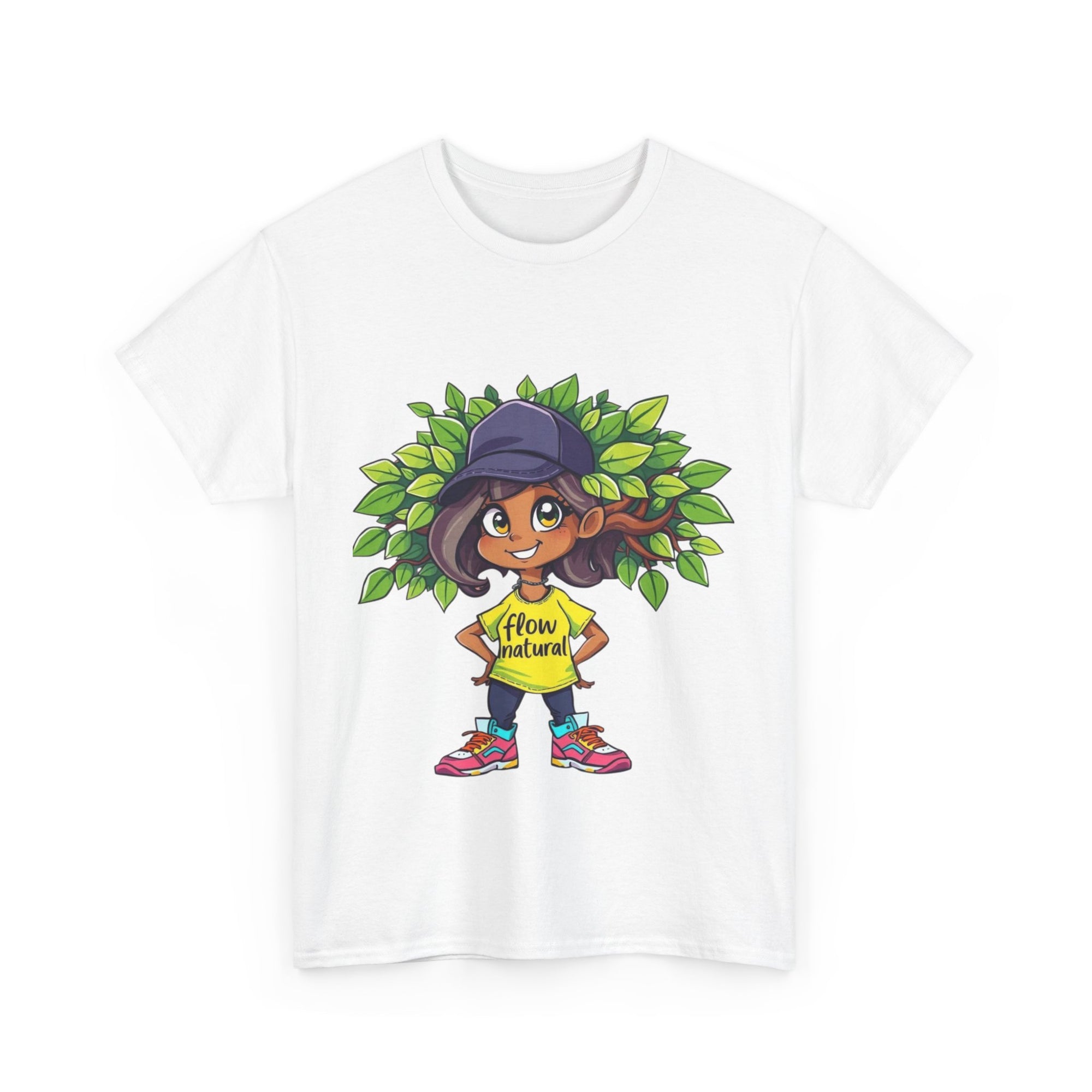 Eco-Friendly Unisex Heavy Cotton Tee, Nature Lover T-Shirt, Casual Graphic Tee, Gift for Gardener, Earth Day Apparel