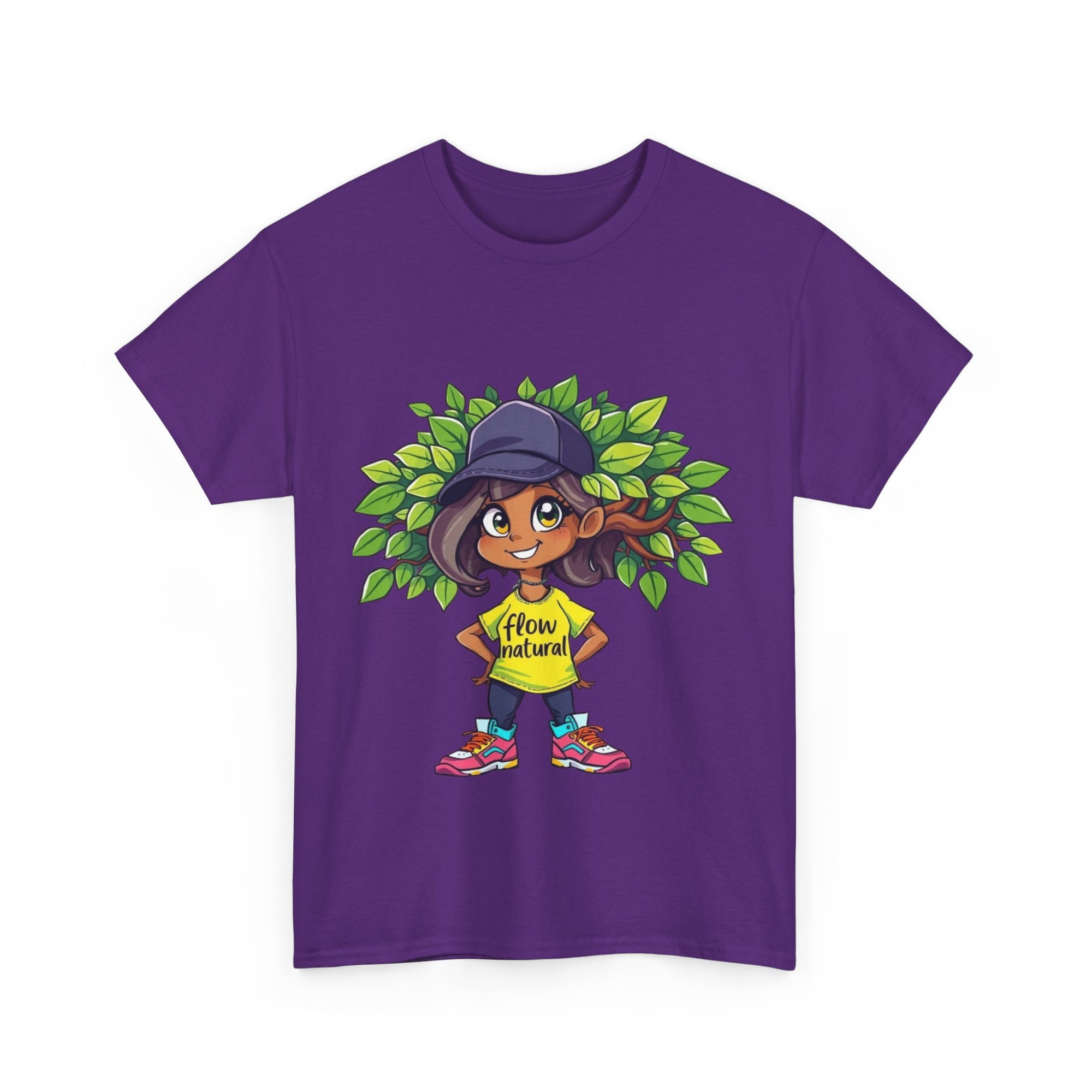Eco-Friendly Unisex Heavy Cotton Tee, Nature Lover T-Shirt, Casual Graphic Tee, Gift for Gardener, Earth Day Apparel