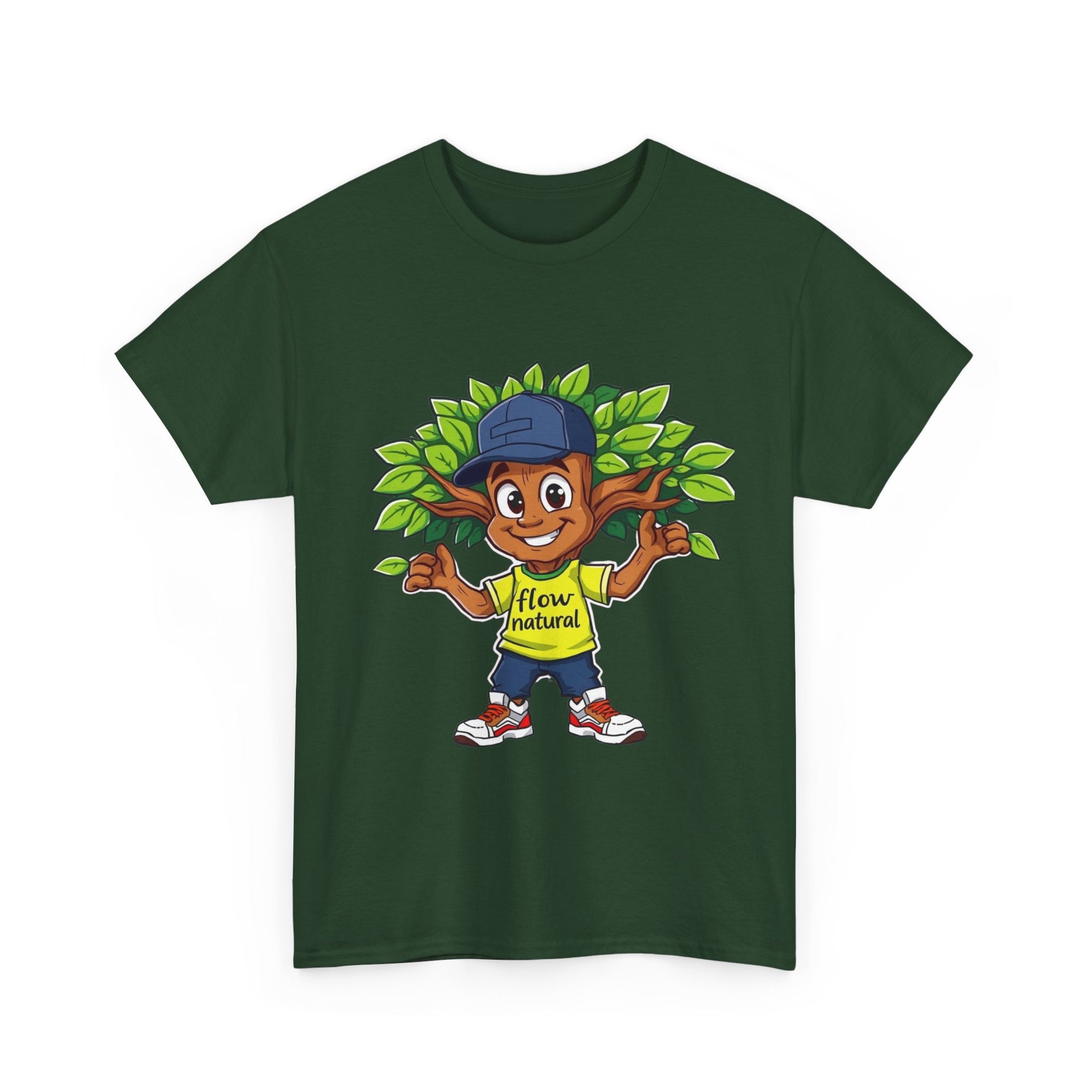 Whimsical Nature-Themed Unisex Tee - Youthful Vibe, Perfect for Casual Wear, Gifts, Outdoor Adventures, and Eco-Friendly Events