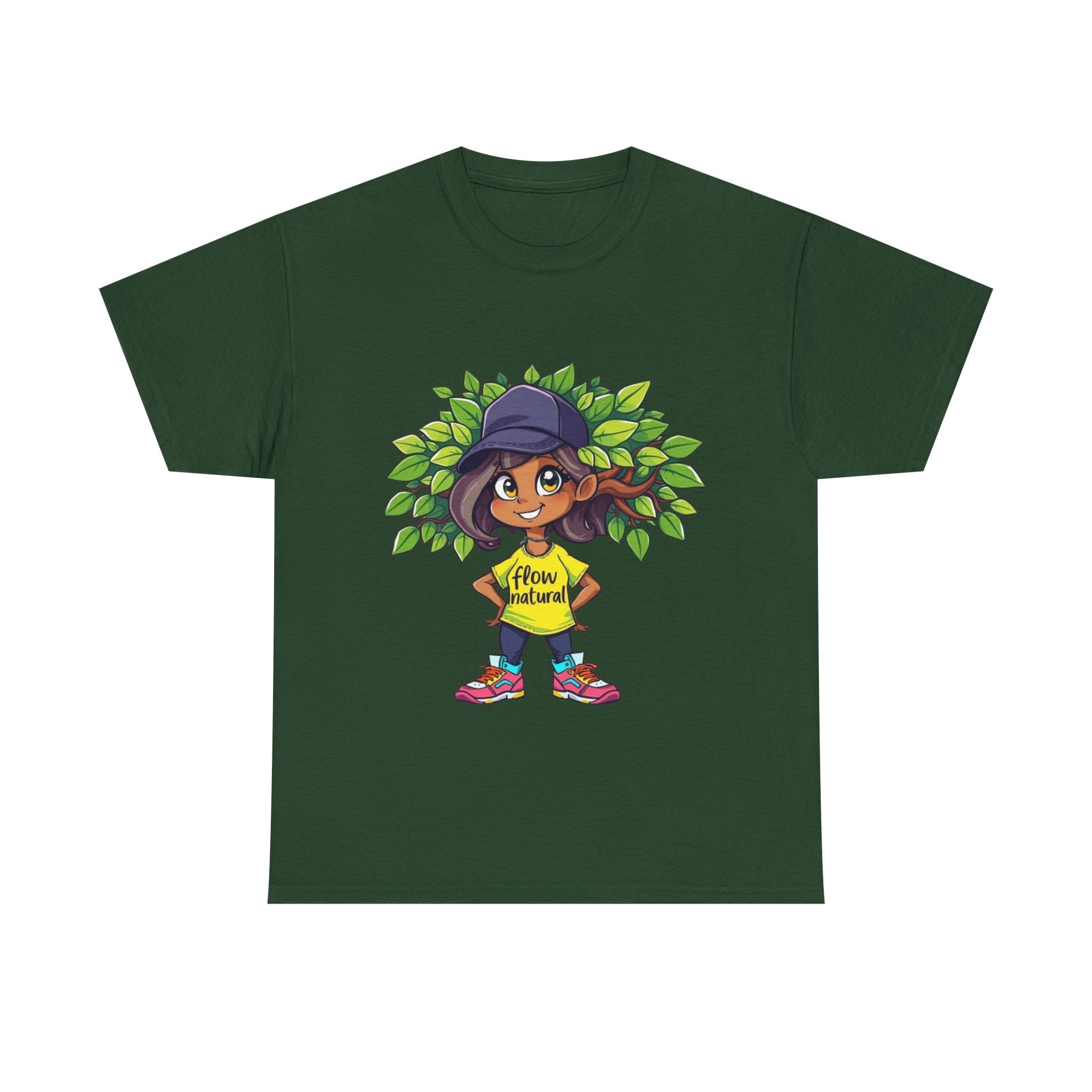 Eco-Friendly Unisex Heavy Cotton Tee, Nature Lover T-Shirt, Casual Graphic Tee, Gift for Gardener, Earth Day Apparel