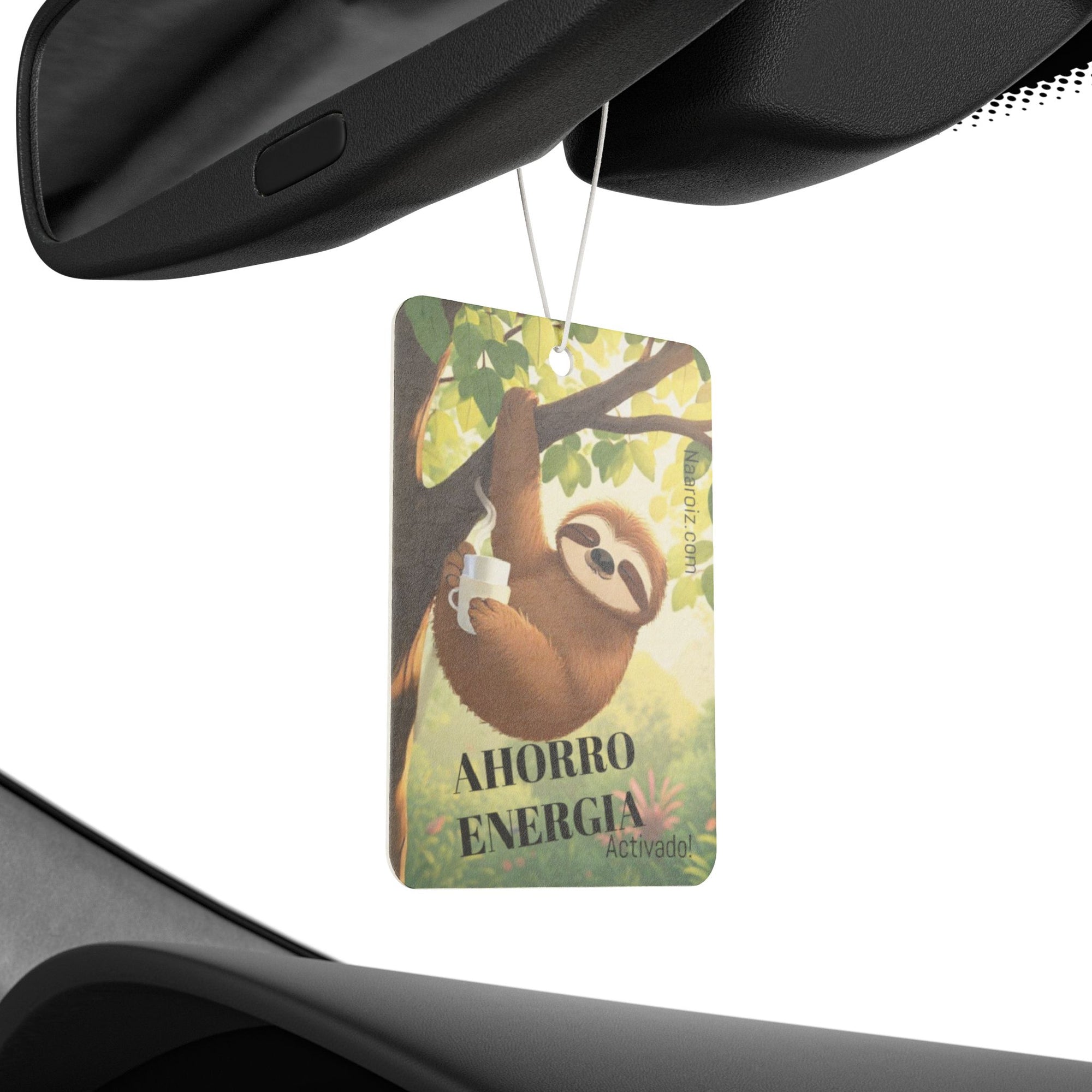 Sloth-Car Air Freshener - Eco-Friendly Scented Decor, Relaxing Auto Accessory, Ideal for Gifts and Road Trips - Nature Vibes