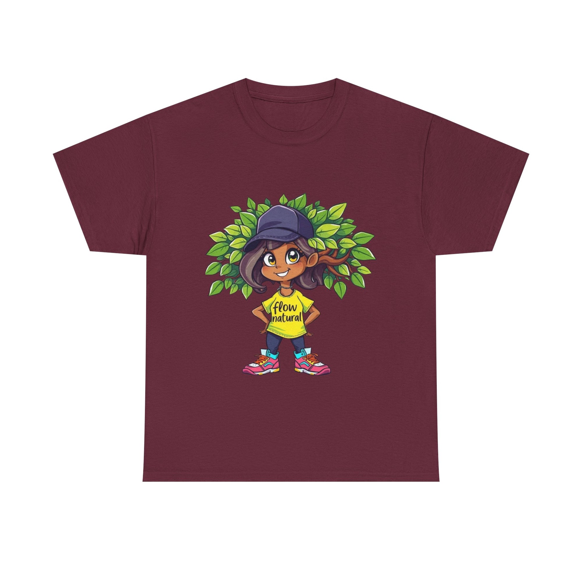 Eco-Friendly Unisex Heavy Cotton Tee, Nature Lover T-Shirt, Casual Graphic Tee, Gift for Gardener, Earth Day Apparel