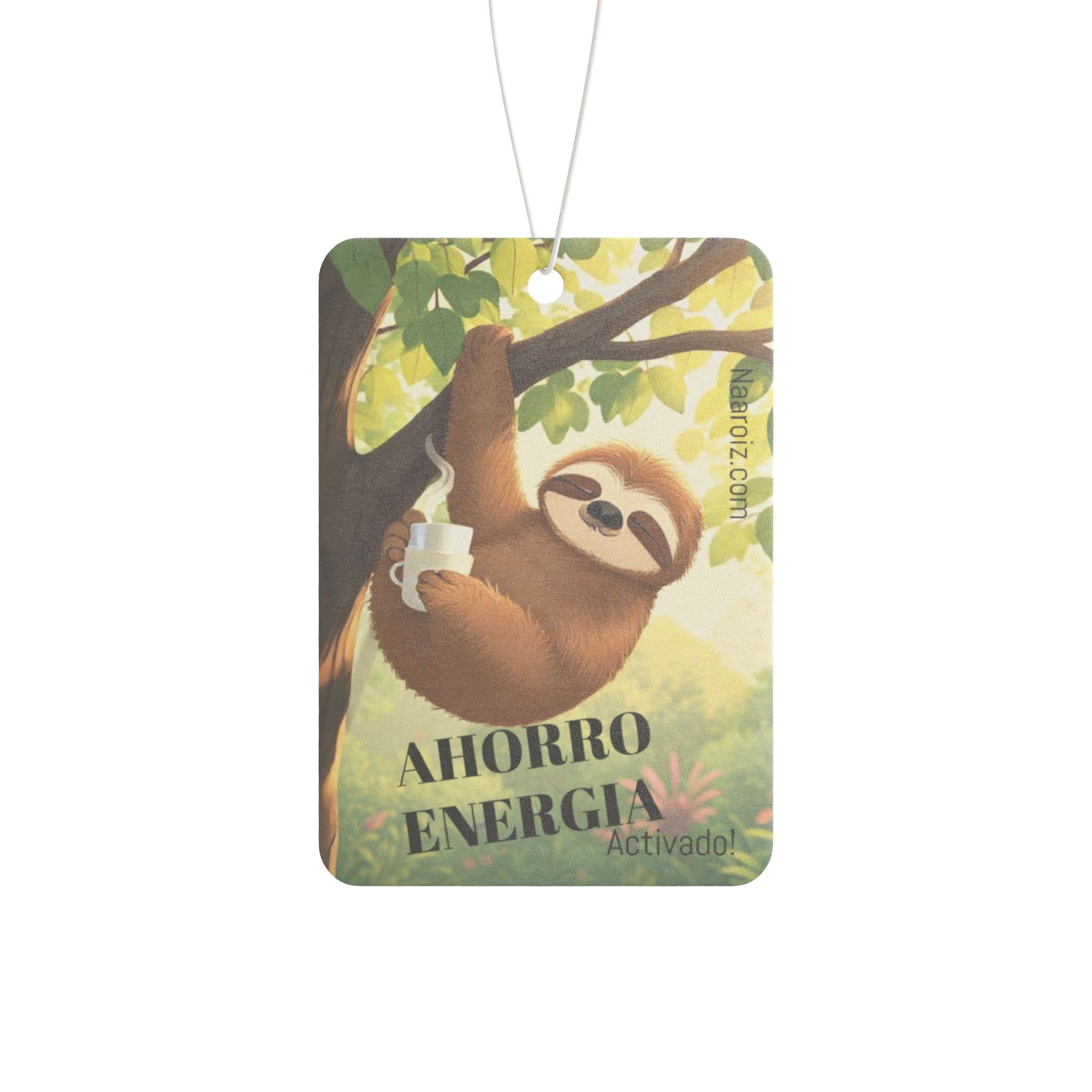 Sloth-Car Air Freshener - Eco-Friendly Scented Decor, Relaxing Auto Accessory, Ideal for Gifts and Road Trips - Nature Vibes