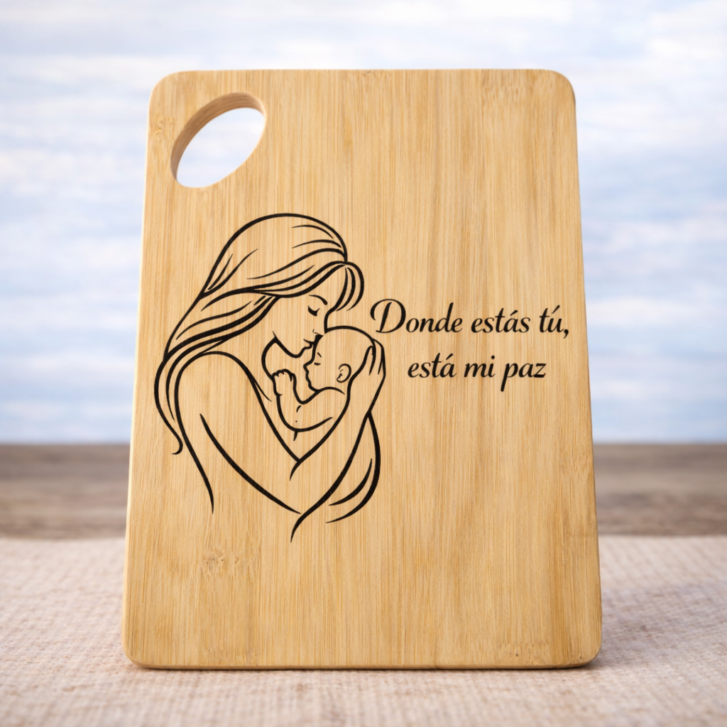 Tabla grabada para mamá | Regalo personalizado