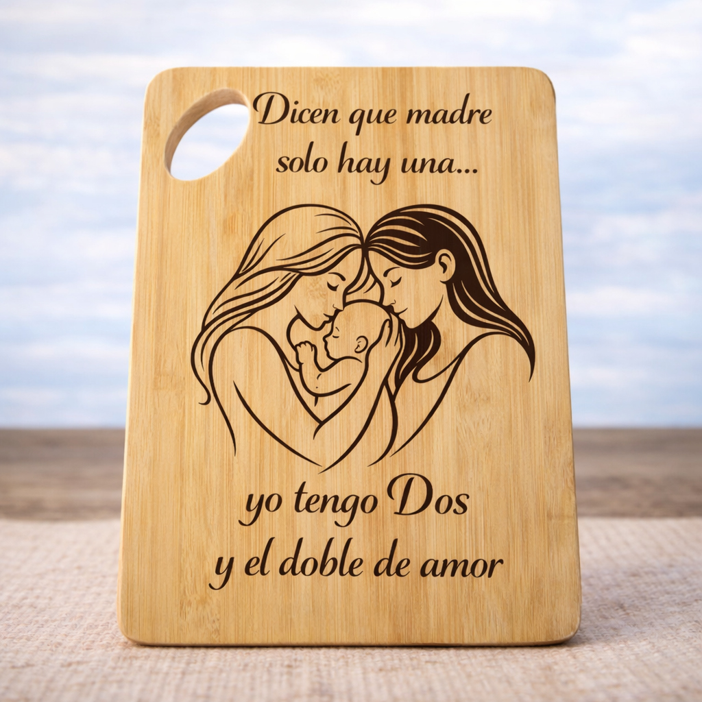 Tabla grabada para mamá | Regalo personalizado